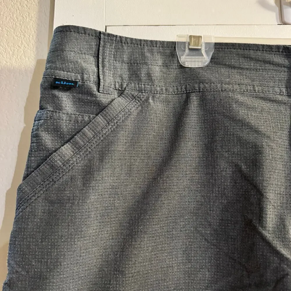 Kuhl Shorts Mens 42 Gray Vortex Kargo Shorts Hiking Camping Fishing Style 5147 - Picture 4 of 7